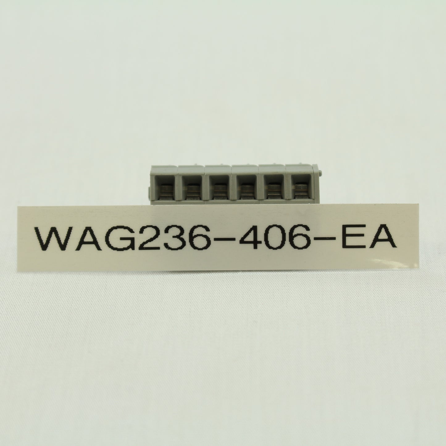 Wago Wire-To-Board Terminal Block 6-Positions 28-12AWG 2.5mm Clamp 236-406