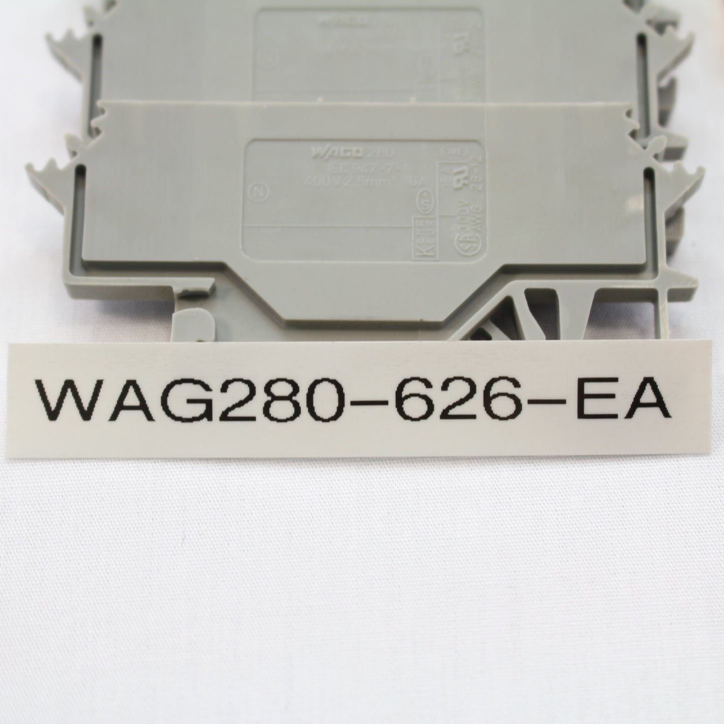 5 Wago Din Rail Mount Terminal Blocks 4-Position 28-14AWG 24A Clamp 280-626