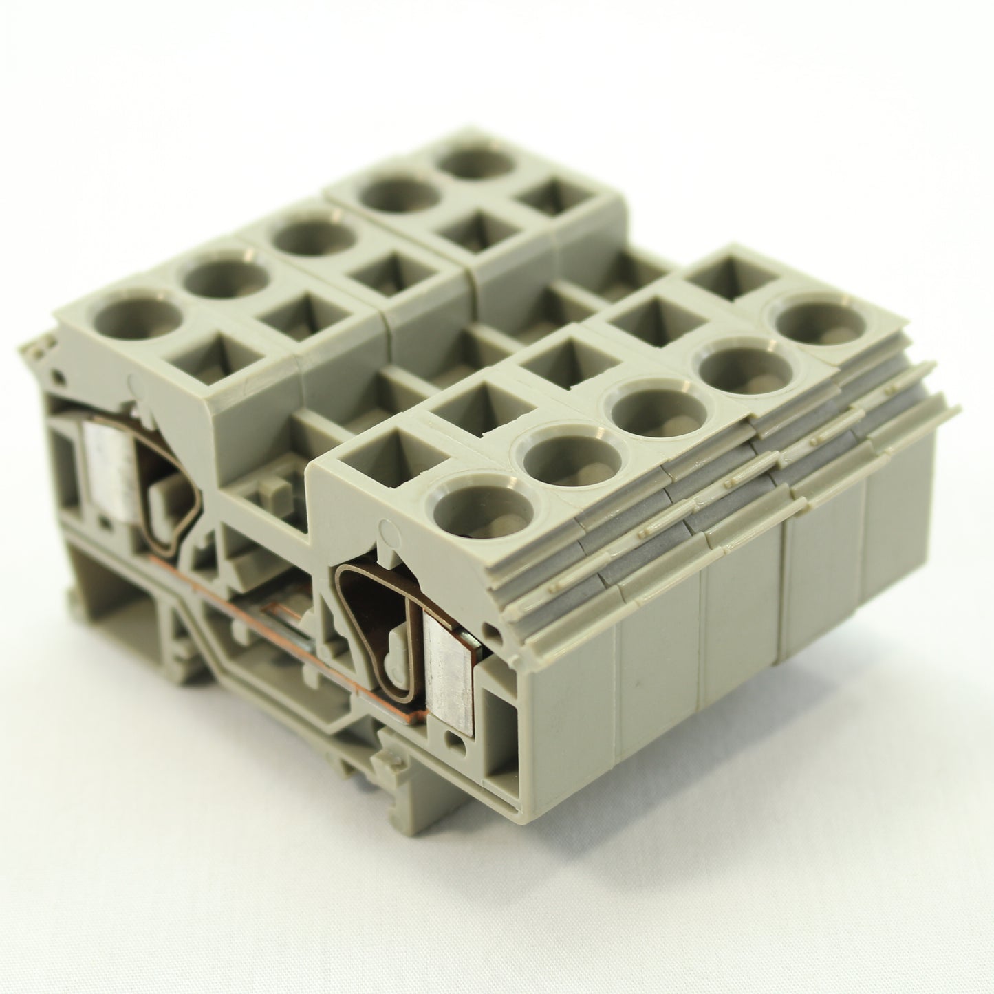 135pk Wago Din Rail Mount Terminal Blocks 2-Position 16mm 24-6AWG Clamp 283-601