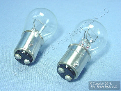 2 Wagner BP2057LL Back Up Brake Turn Signal Parking Lamp Light Bulbs
