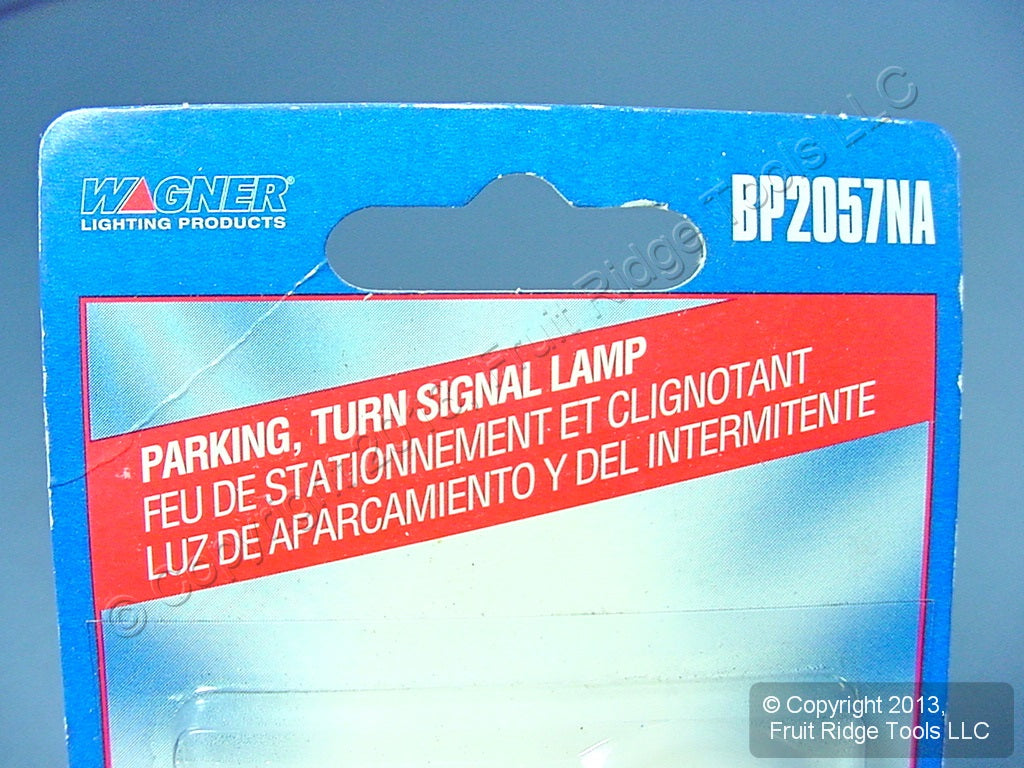 2 Wagner BP2057NA Amber Parking Lamp Turn Signal Light Bulbs 12V
