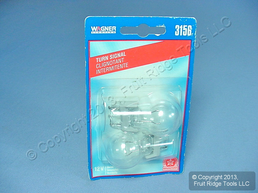 2 Wagner BP3156 12V Day Time Running Lamp Turn Signal Stop Auto Light Bulbs