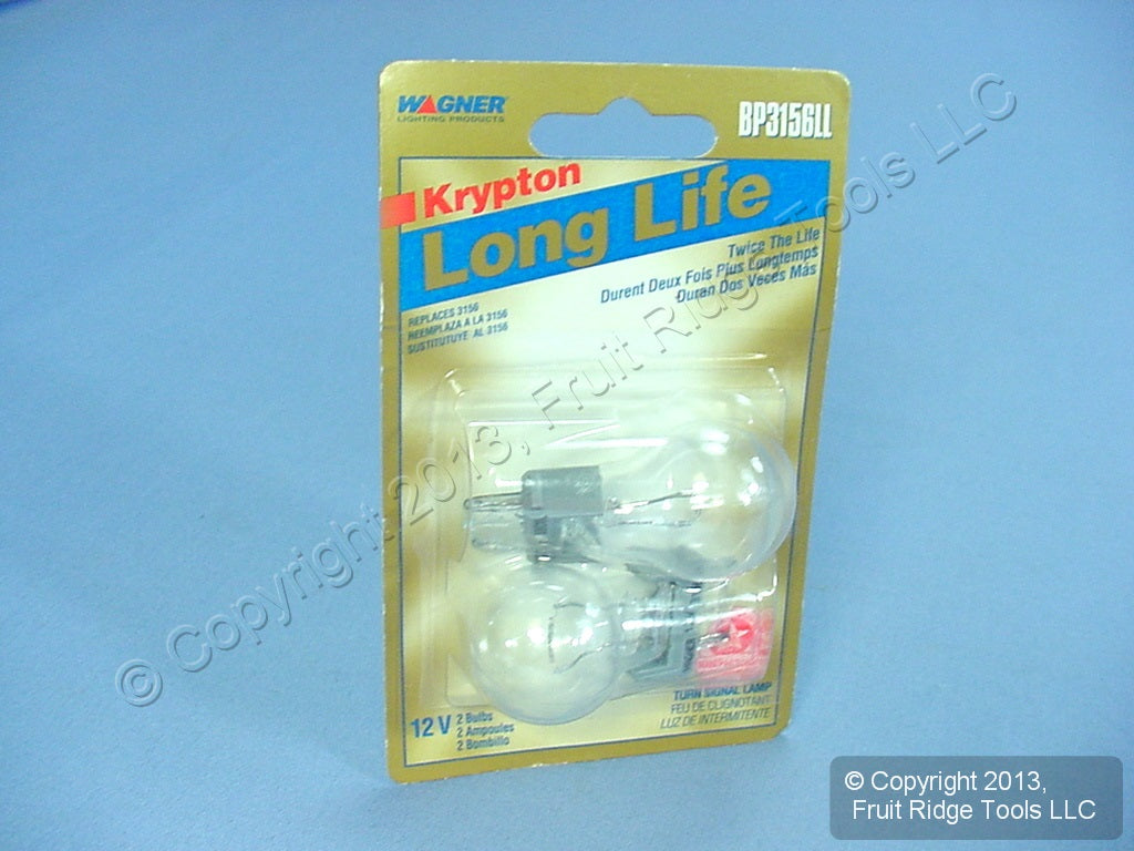 2 Wagner BP3156LL Day Time Running Lamp Turn Signal Stop Auto Light Bulbs