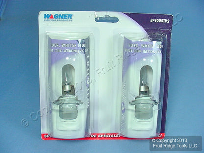 2 Wagner BP9005TV2 TruView High Beam Head Light Driving Lamp Bulbs