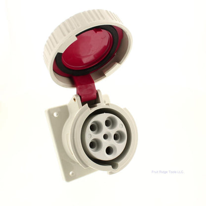 Walther Electric 63A IEC 400V Pin and Sleeve Receptacle Type 469 IP67