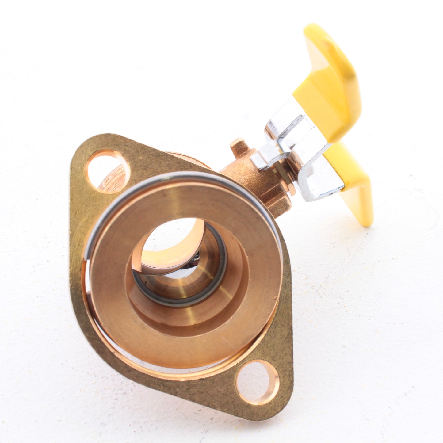 Webstone H-51405 Brass Full Port Forged 1.25" SWT Rotating Uni-Flange Ball Valve