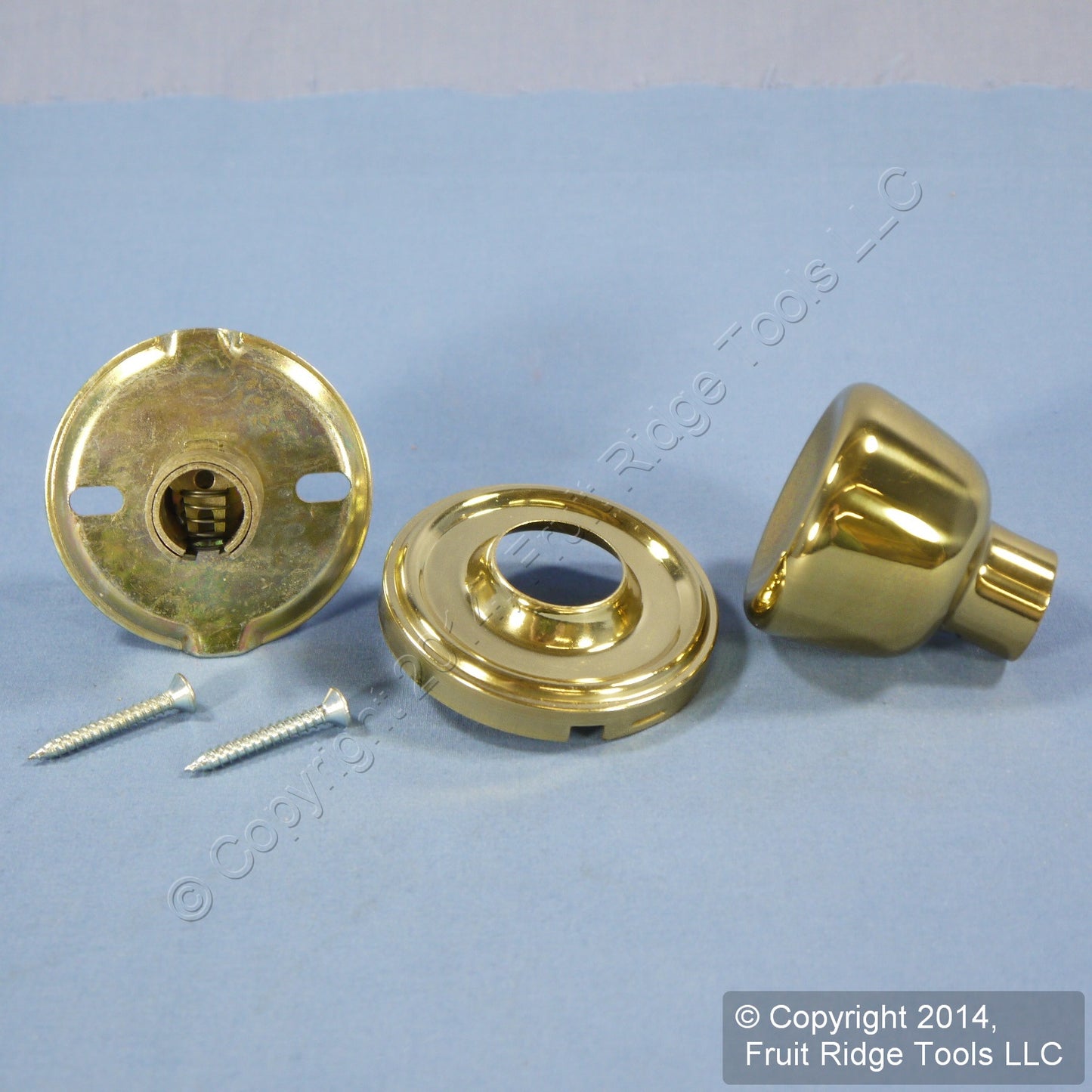 Weslock Dummy Door Knob Polished Brass Sonic 405SON03