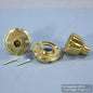 Weslock Dummy Door Knob Polished Brass Sonic 405SON03
