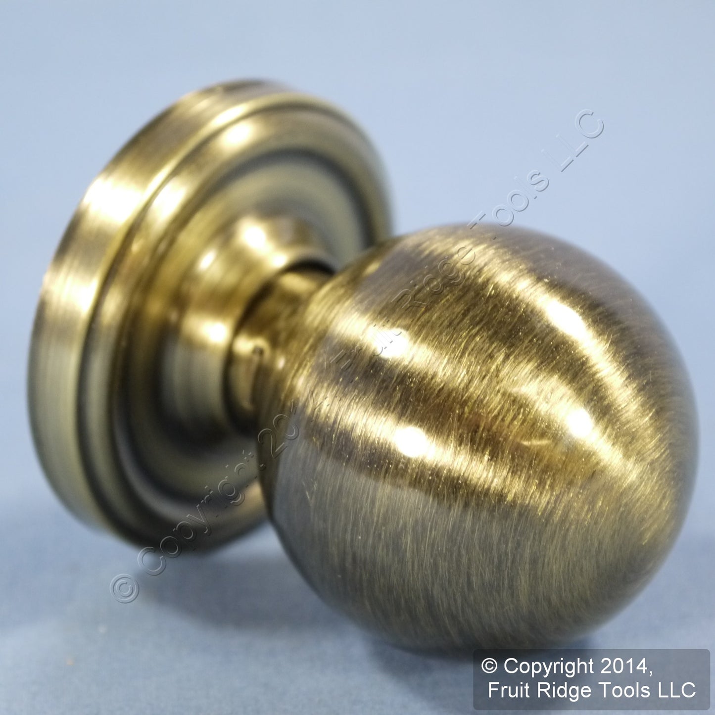 Weslock Traditonale Ball Model 605 Antique Brass Dummy Hall Closet Door Knob
