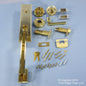 Weslock 6611BH301 P. Brass Entry Door Knob Handle & Deadbolt