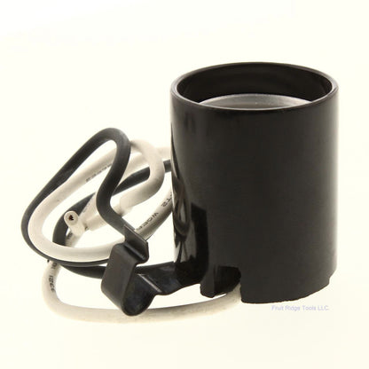 Westinghouse 70145 Black Snap-In Fixture Socket Horizontal Mount