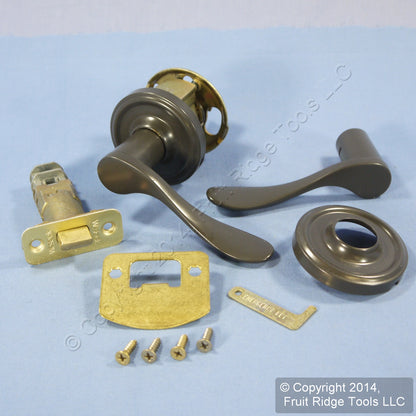 Left Weslock Traditonale Bordeau Collection 600 Gray Passage Closet Door Lever