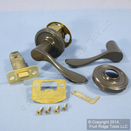Left Weslock Traditonale Bordeau Collection 600 Gray Passage Closet Door Lever