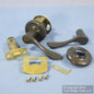Left Weslock Traditonale Bordeau Collection 600 Gray Passage Closet Door Lever