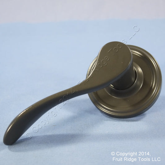 Left Weslock 605BOR01 Traditonale Bordeau 605 Gray Dummy Closet Door Lever