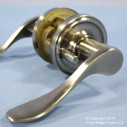 Weslock L640BORASBORAS Left Traditonale Bordeau 640 Weathered Pewter Keylock