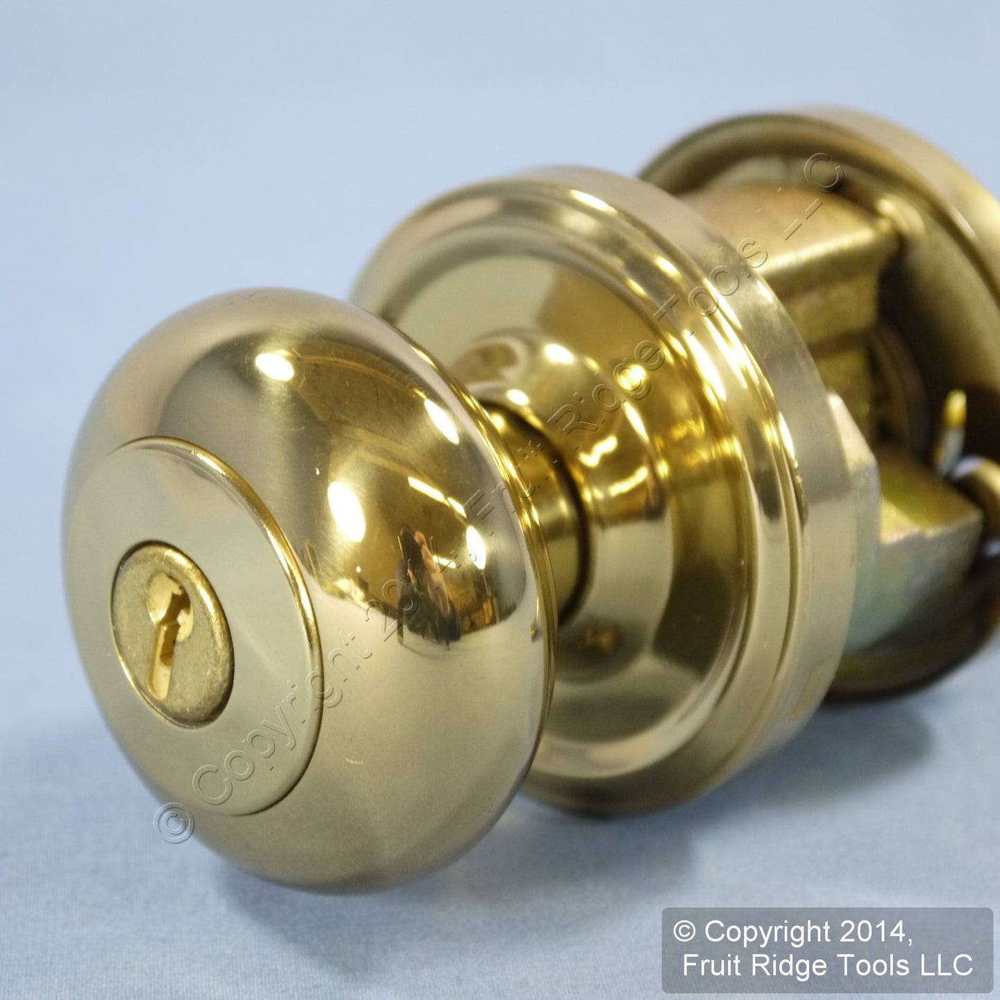 Left Weslock Traditonale Impresa 640 Polished Brass Keylock Knob Bordeau Latch