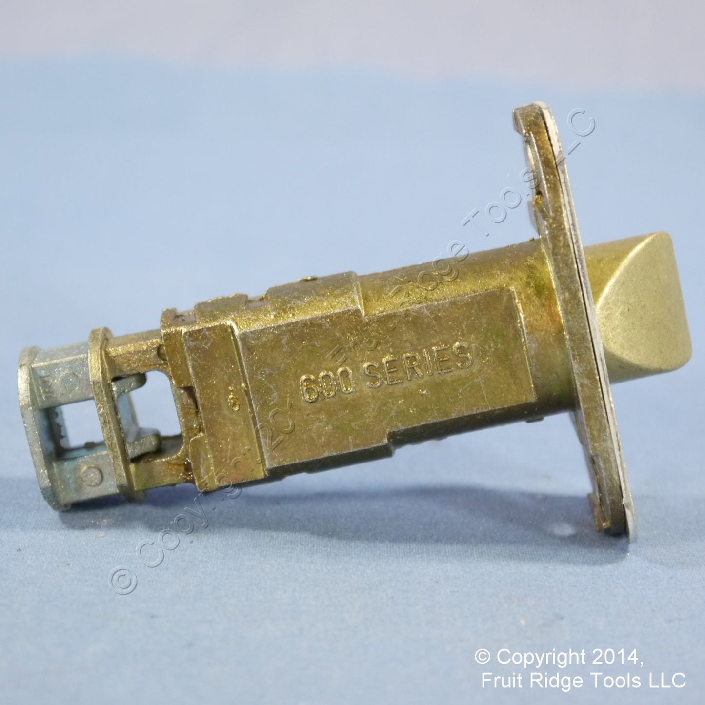 Weslock L640IMP03BOR03-KA3 Polished Brass Left-handed Impresa 640 Keylock Knob