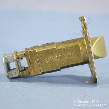 Weslock L640IMP03BOR03-KA3 Polished Brass Left-handed Impresa 640 Keylock Knob