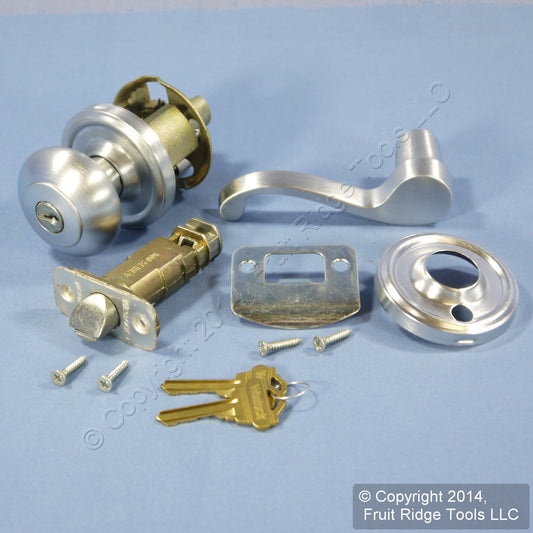 Weslock L640IMP26DCLS26D-KA3 3 Left Traditonale Impresa 640 Satin Chrome Keylock