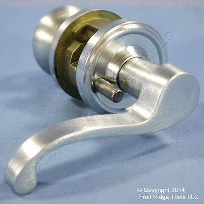 6 Left Weslock Traditonale Impresa 640 Satin Chrome Keylock Knob w/ Calais Latch