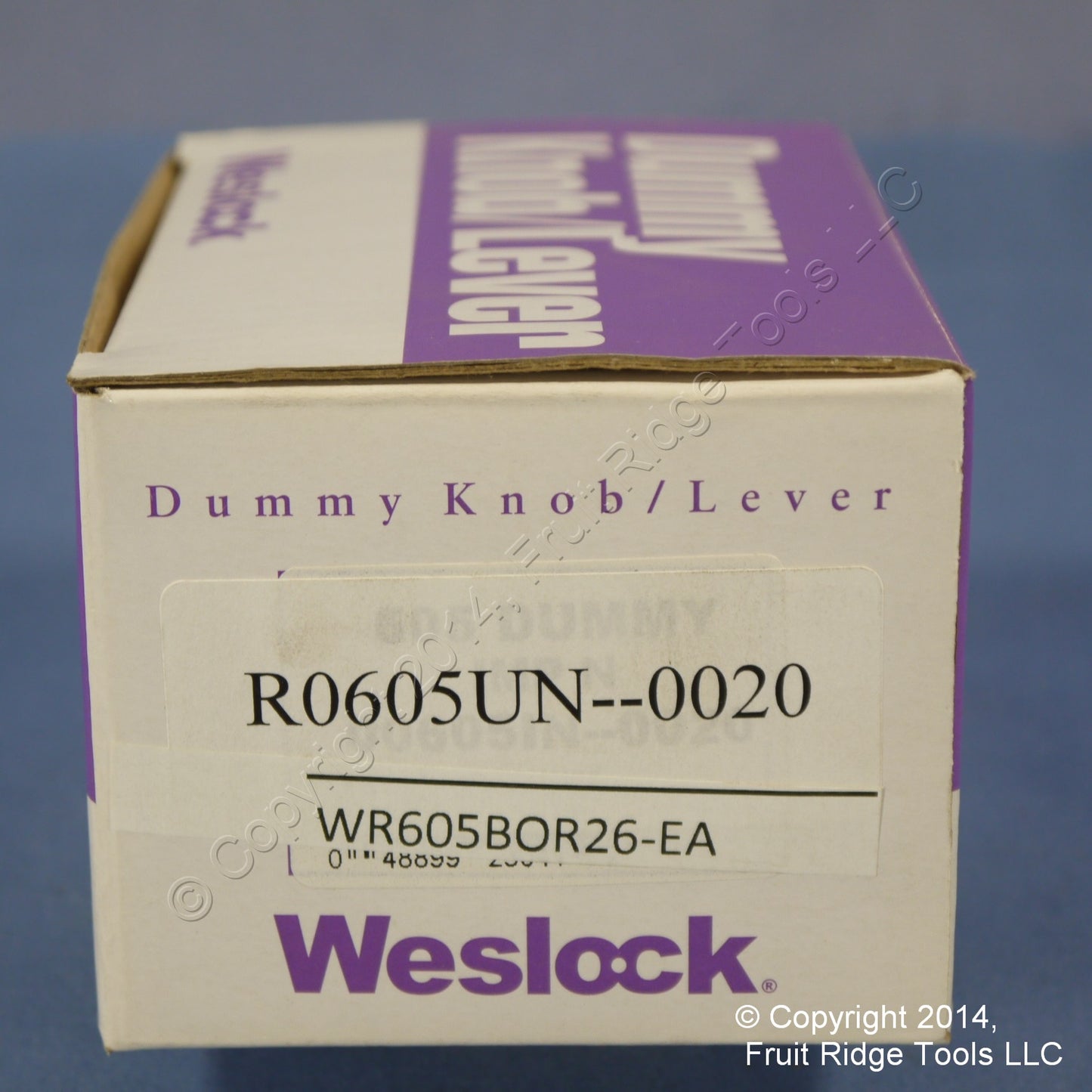 Weslock R605BOR26 Right Traditonale Bordeau 605 Satin Nickel Dummy Closet Door