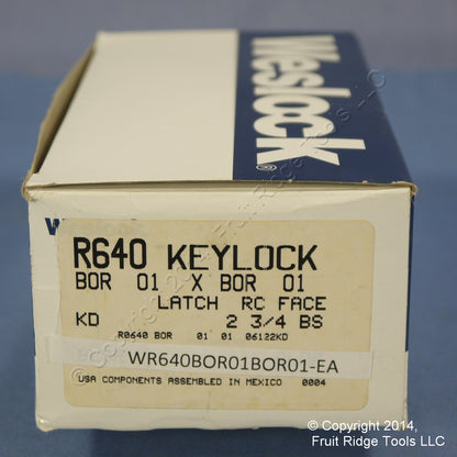 Right Weslock Traditonale Bordeau 640 Gray Keylock Lever Handle