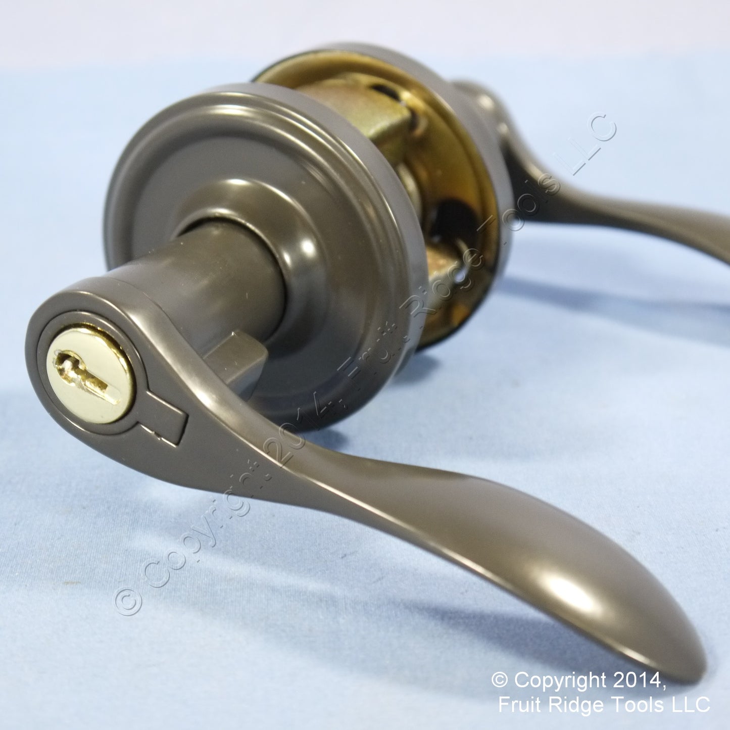Right Weslock Traditonale Bordeau 640 Gray Keylock Lever Handle