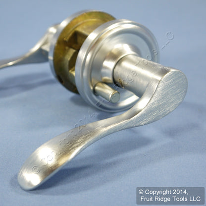 Right Weslock Traditonale Bordeau 640 Satin Chrome Keylock Lever Door Handle