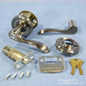 Right Weslock Traditonale Bordeau 640 Weathered Pewter Keylock Lever Handle