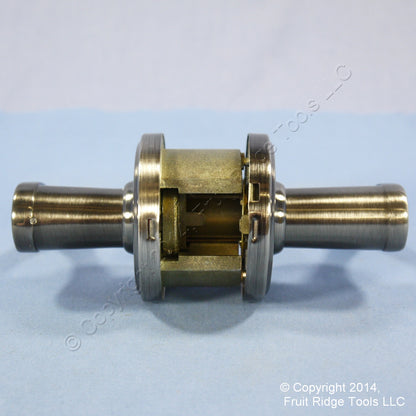 Right Weslock Traditonale Bordeau 640 Weathered Pewter Keylock Lever Handle