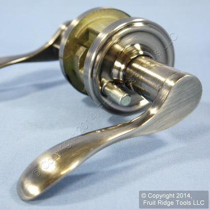 6 Right Weslock Traditonale Bordeau 640 Weathered Pewter Keylock Lever Handles