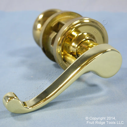 3 Right Weslock Traditonale Impresa 640 Polished Brass Keylock Knob Calais Latch