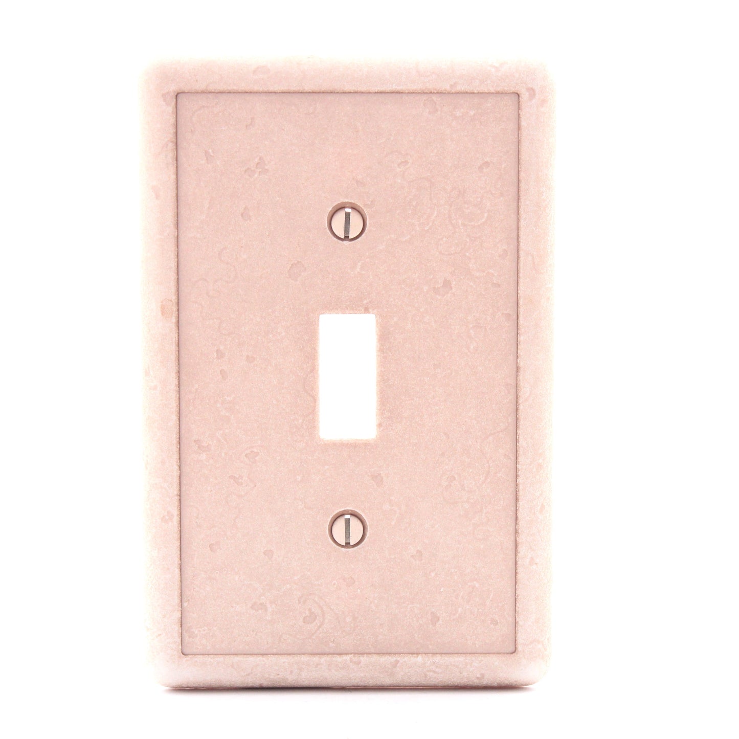 Weybridge SWP102-01 Travertine Beige 1-Gang Cast Stone Toggle Switch Wallplate