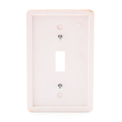 Weybridge SWP102-01 Travertine Beige 1-Gang Cast Stone Toggle Switch Wallplate