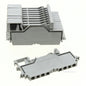 10 Wago Din Rail Mount Terminal Blocks 4-Position 28-14AWG 10A Clamp 280-609
