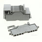 7 Wago Din Rail Mount Terminal Blocks 4-Position 28-14AWG 10A Clamp 280-609