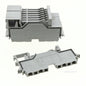 8-Pack Wago 280-621 Gray DIN Rail Mount Terminal Block 4 Positions 24A