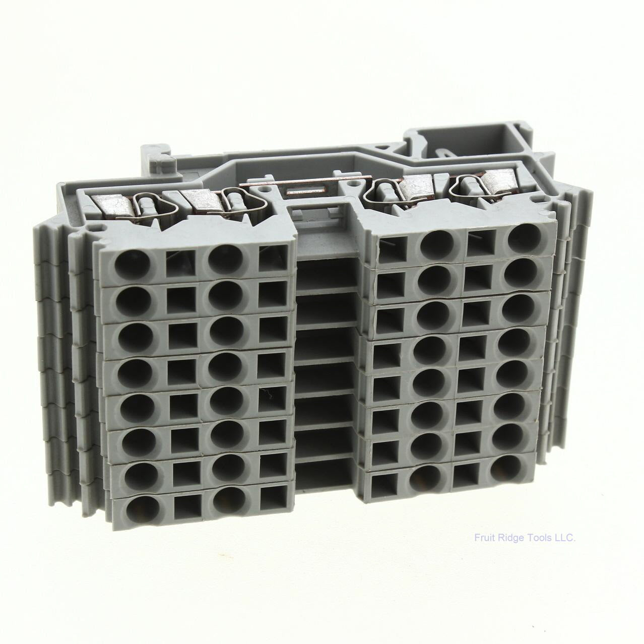 8-Pack Wago 280-621 Gray DIN Rail Mount Terminal Block 4 Positions 24A