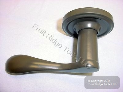 Left Weslock 605BOR01 Traditonale Bordeau 605 Gray Dummy Closet Door Lever