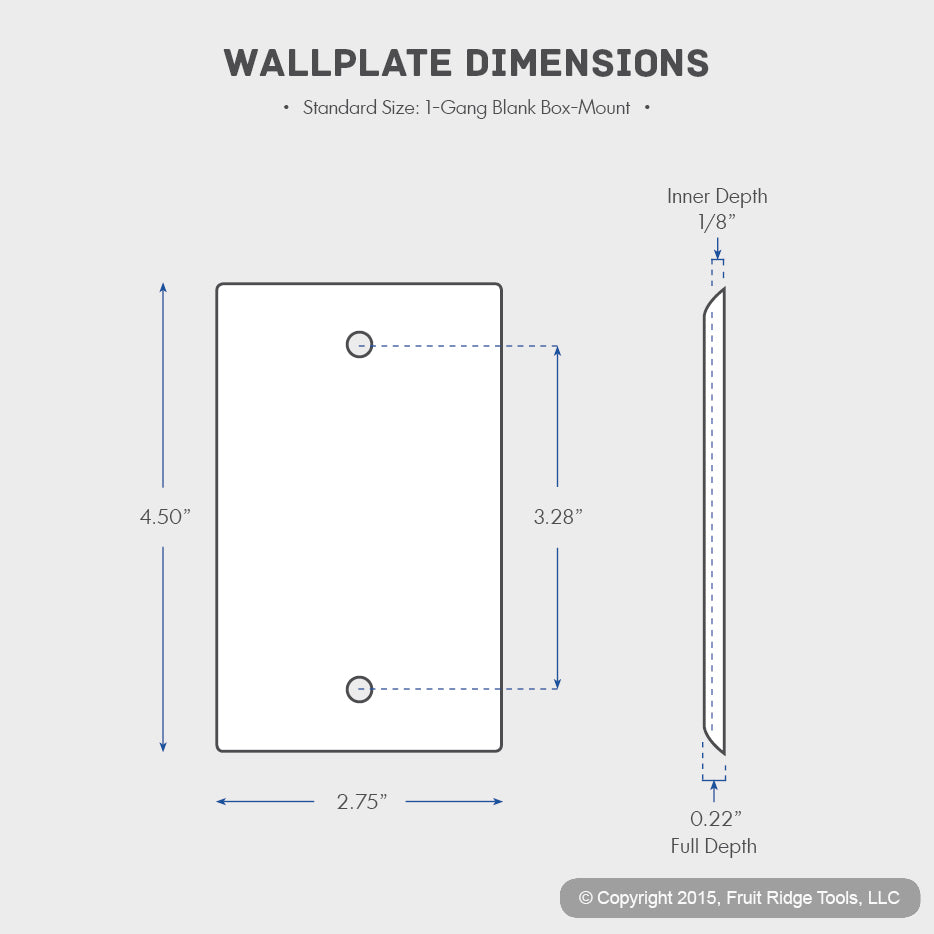 Cooper 2129V Ivory Blank Cover 1-Gang Plastic Wallplate Cover Box Mount 4-Pack