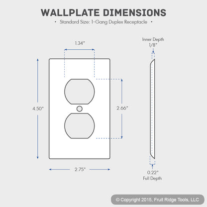 Cooper 2132LA Lt Almond 1-Gang Duplex Outlet Receptacle Thermoset Wallplate 25pc