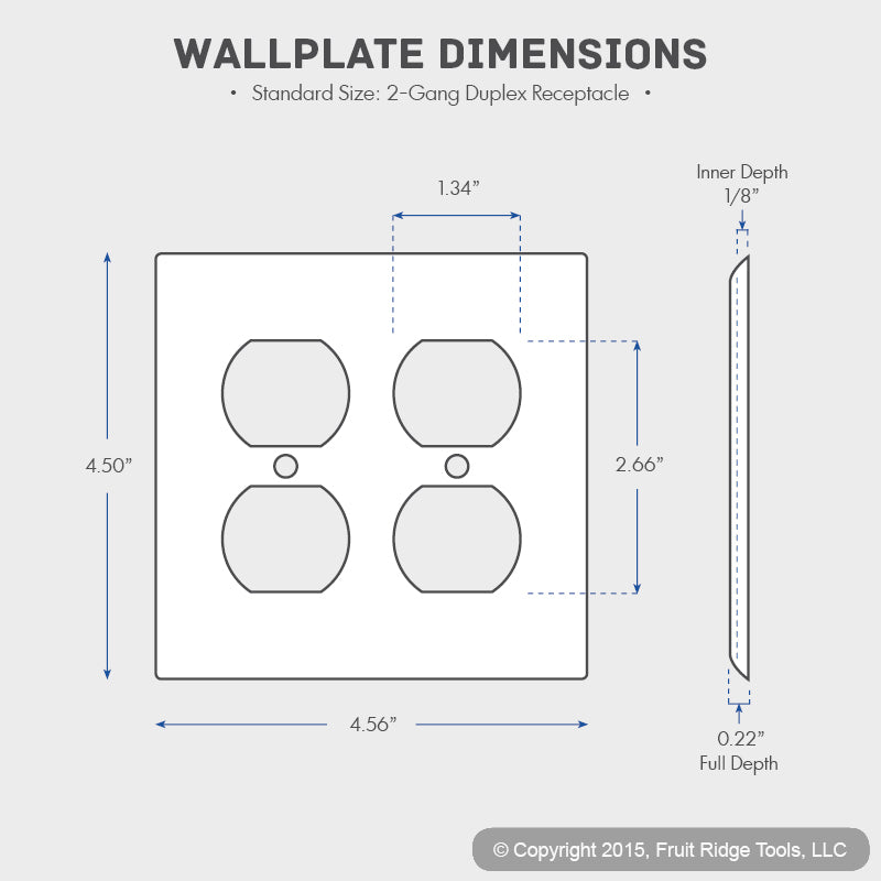 Cooper 2150B Brown 2-Gang Standard Receptacle Thermoset Wallplate Outlet Cover