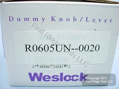 Weslock R605BOR26 Right Traditonale Bordeau 605 Satin Nickel Dummy Closet Door