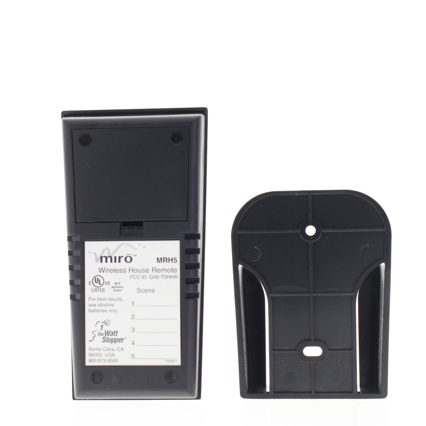 WattStopper MRH5-G Gray Charcoal Wireless House Scene Remote
