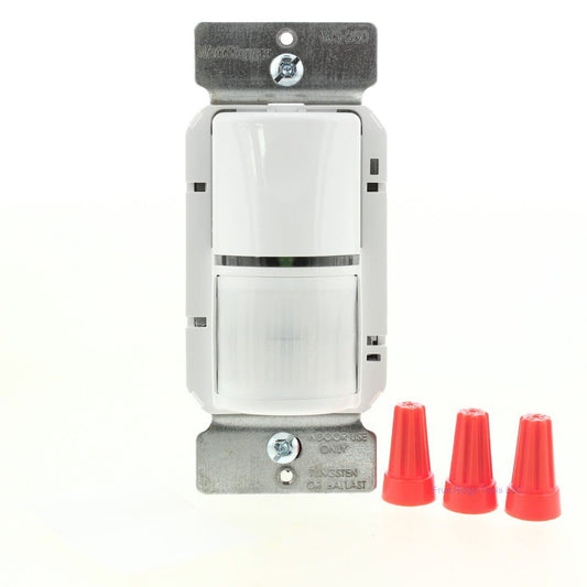 WattStopper WS-250-W V2 PIR White Wall Switch Sensor 120/277VAC 60HZ 1000VA@120V