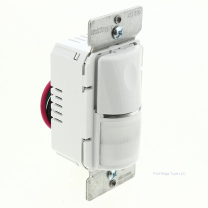 WattStopper WS-250-W V2 PIR White Wall Switch Sensor 120/277VAC 60HZ 1000VA@120V