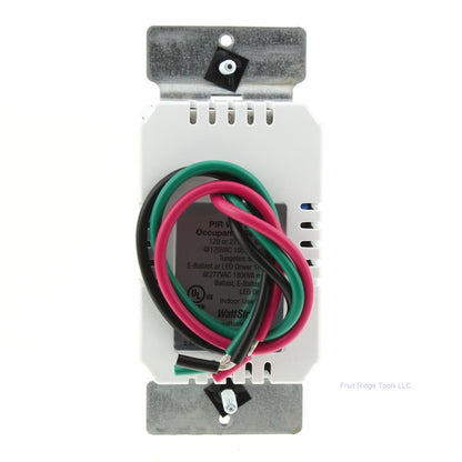 WattStopper WS-250-W V2 PIR White Wall Switch Sensor 120/277VAC 60HZ 1000VA@120V