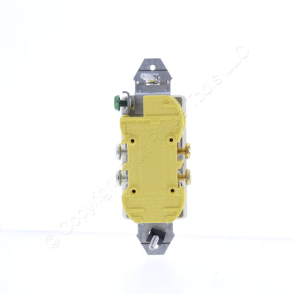 10pcs Hubbell White Tamper Resistant Decorator Receptacles 15A RRD15KWTR No Ears